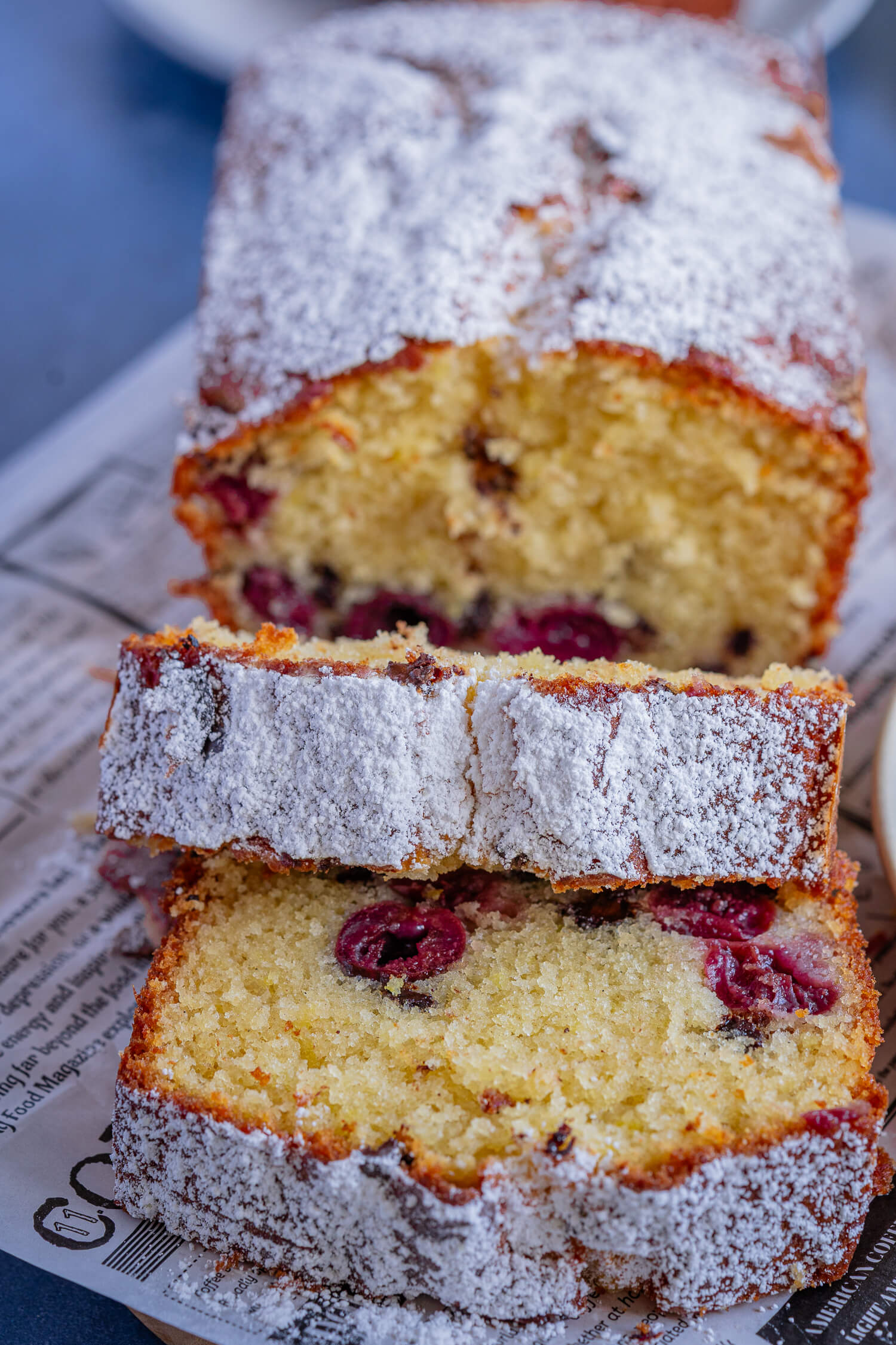 Kirsch Zitronen Kuchen - Rührkuchen aus der Kastenform