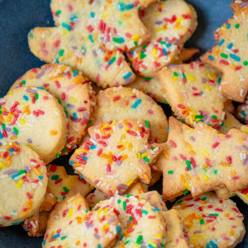 Bunte Streusel Plätzchen