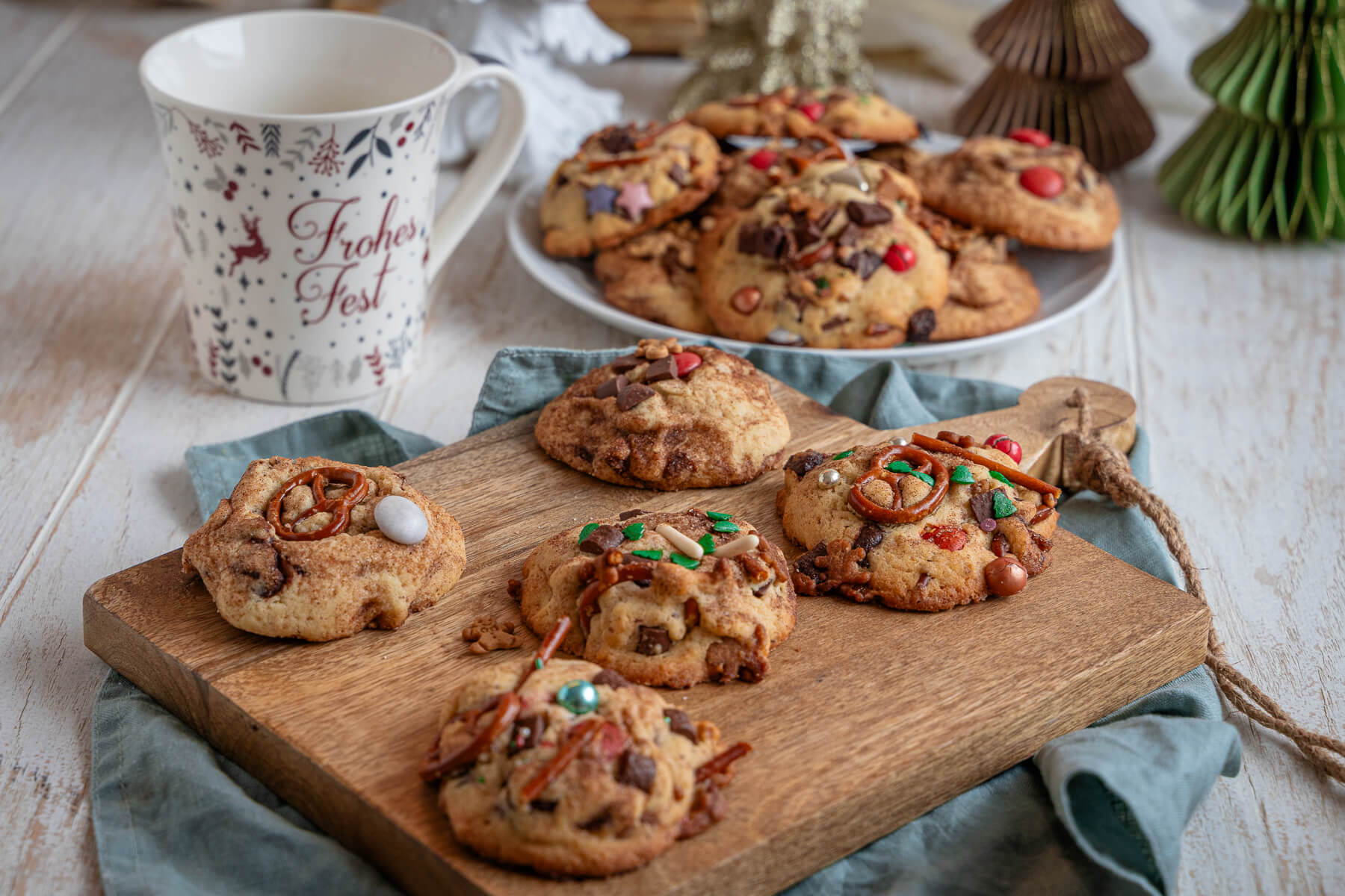 Crazy Cookies mit M&Ms & Schoko
