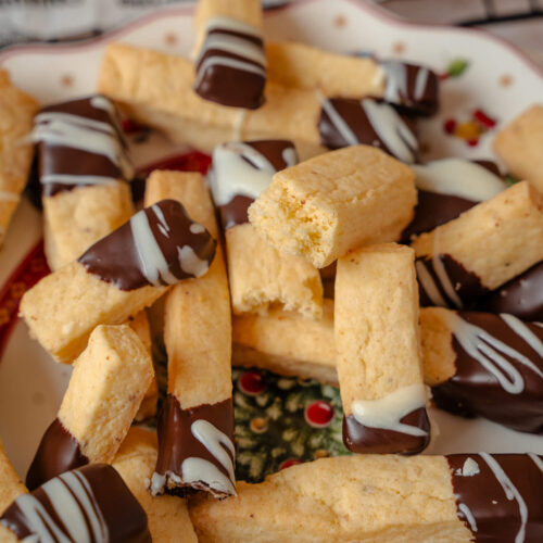 Shortbread Sticks mit Orange - glutenfrei