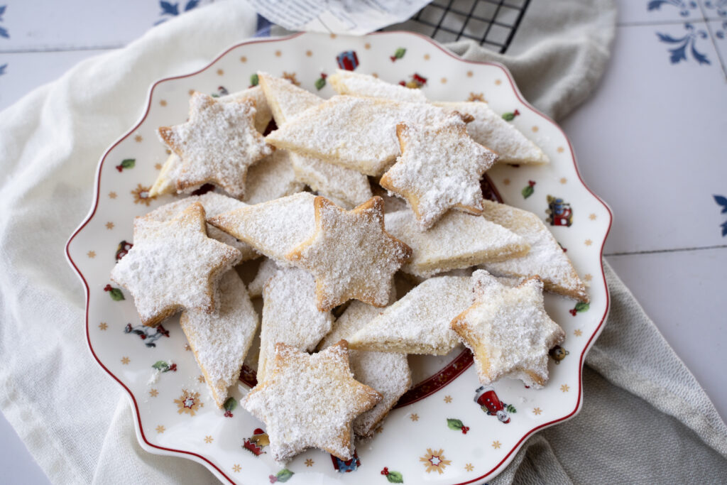 Vanille Plätzchen - als Raute schneiden oder ausstechen 