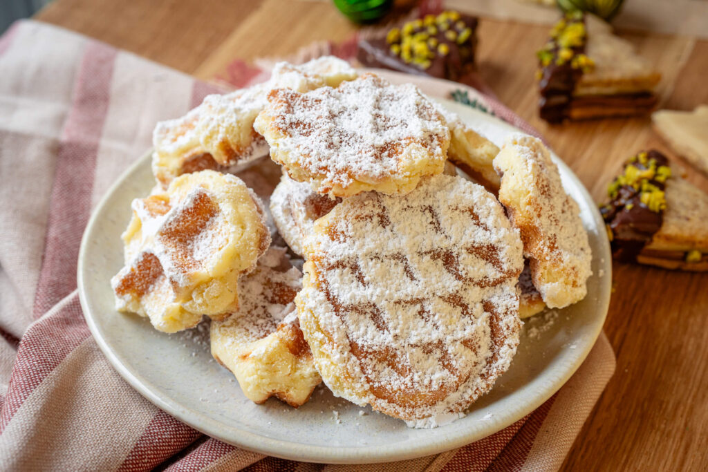 Waffel Plätzchen