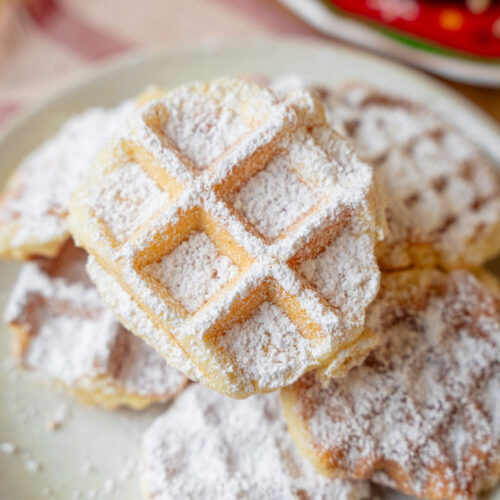 Waffel Plätzchen