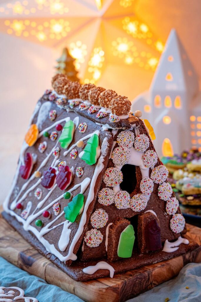 Hexenhaus mit Lebkuchenteig
