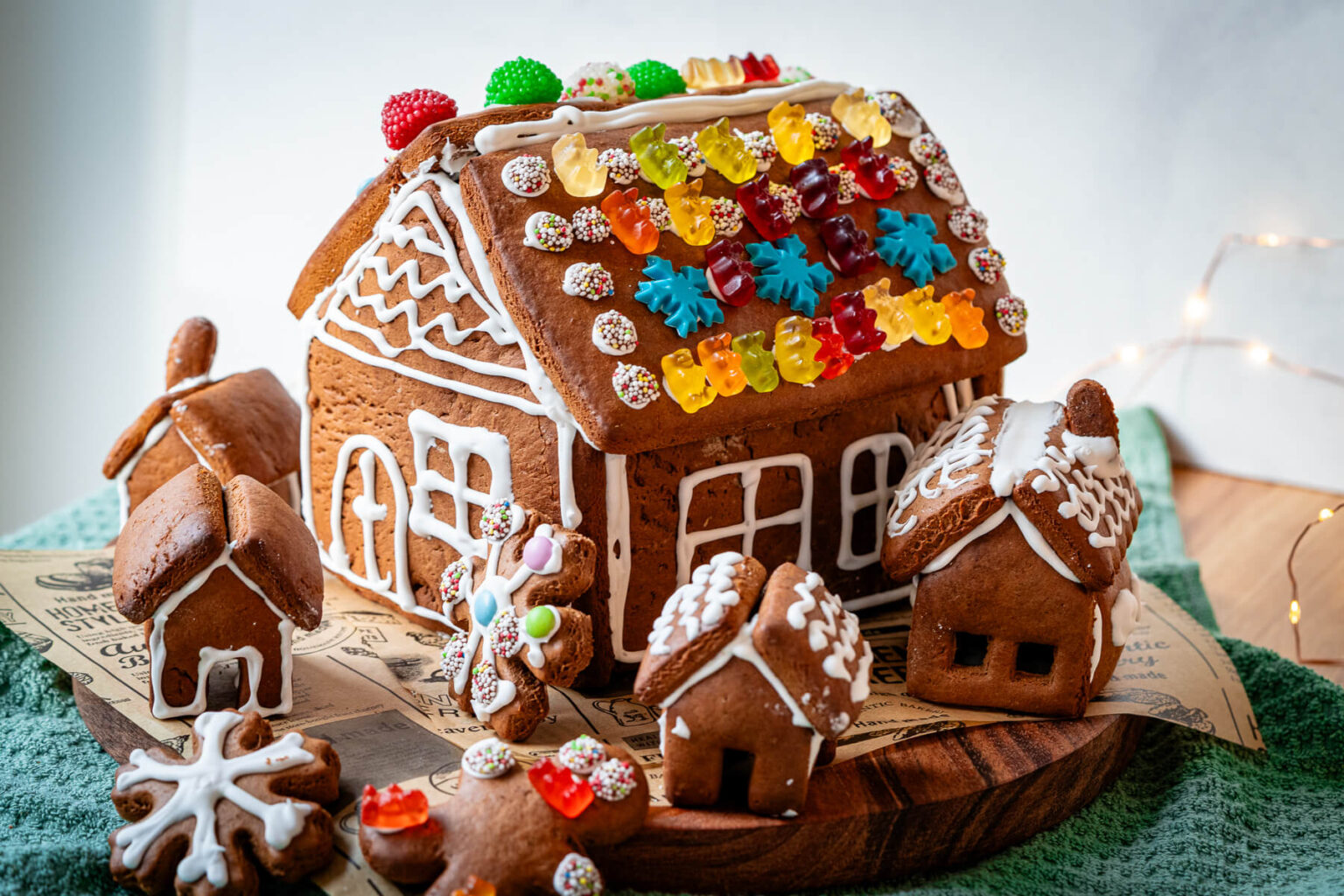 Lebkuchenhaus wie von Oma - einfaches Rezept für Pfefferkuchen