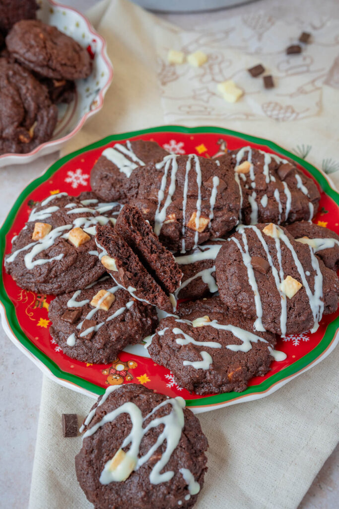 Triple Chocolate Cookies