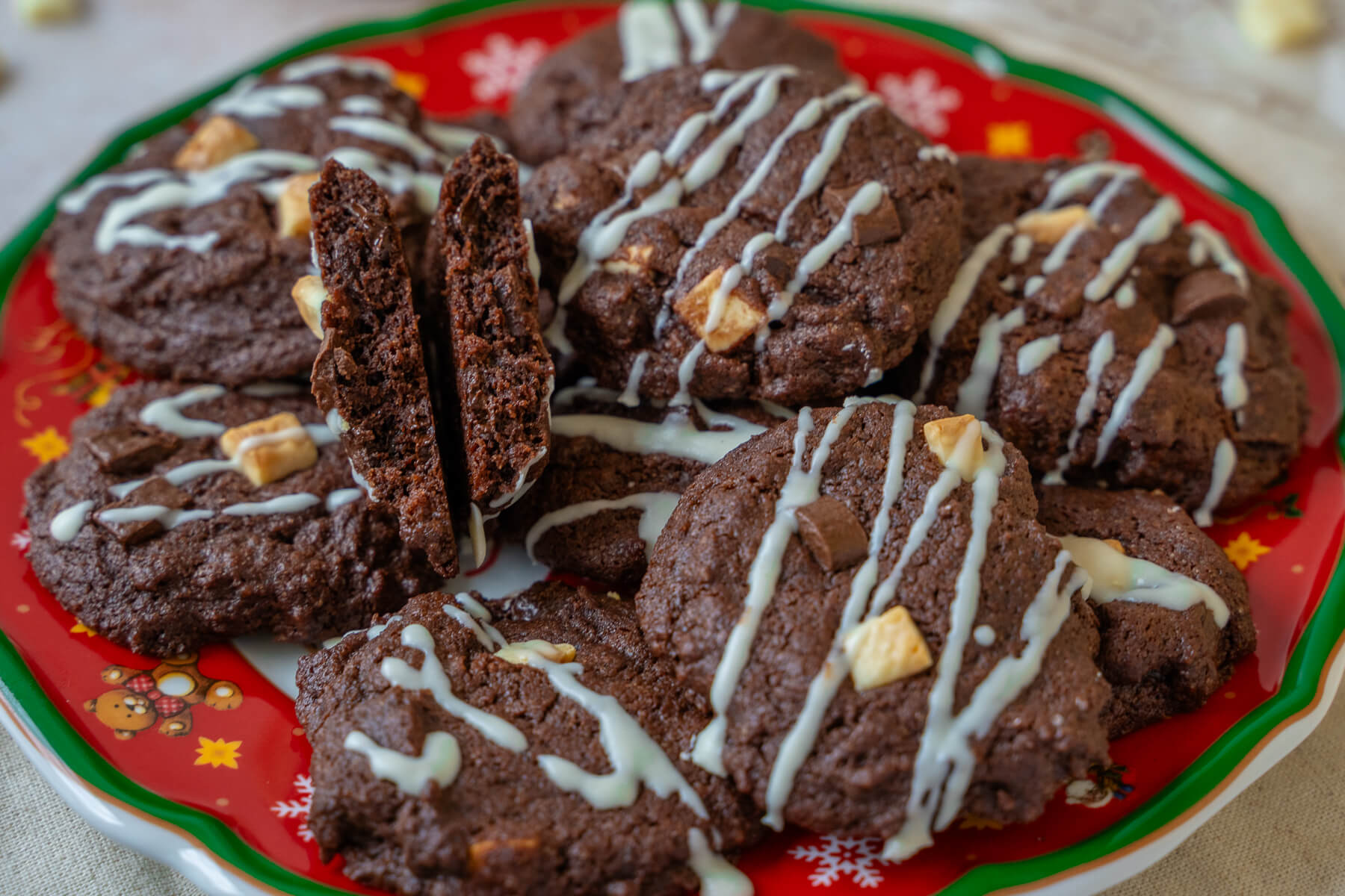 Triple Chocolate Cookies