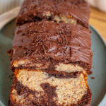 Nuss-Marmorkuchen mit Nutella-Topping