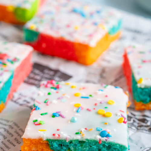 Papageienkuchen vom Blech
