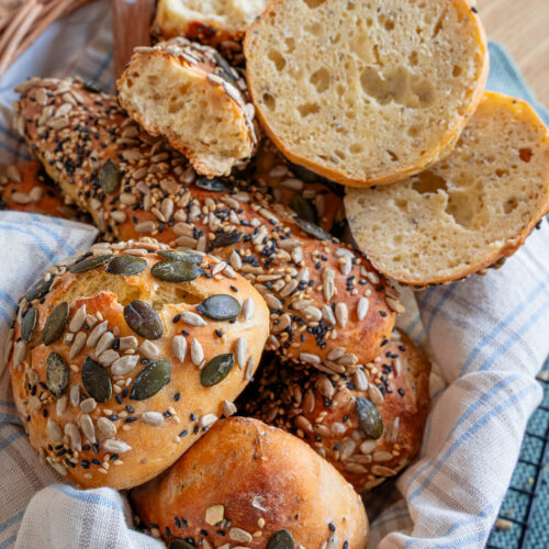 Schnelle Proteinbrötchen aus dem Airfryer