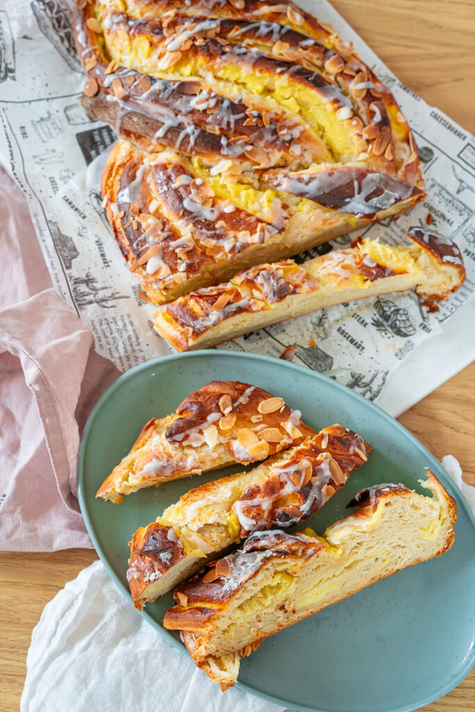 Puddingzopf einfach selbst gebacken