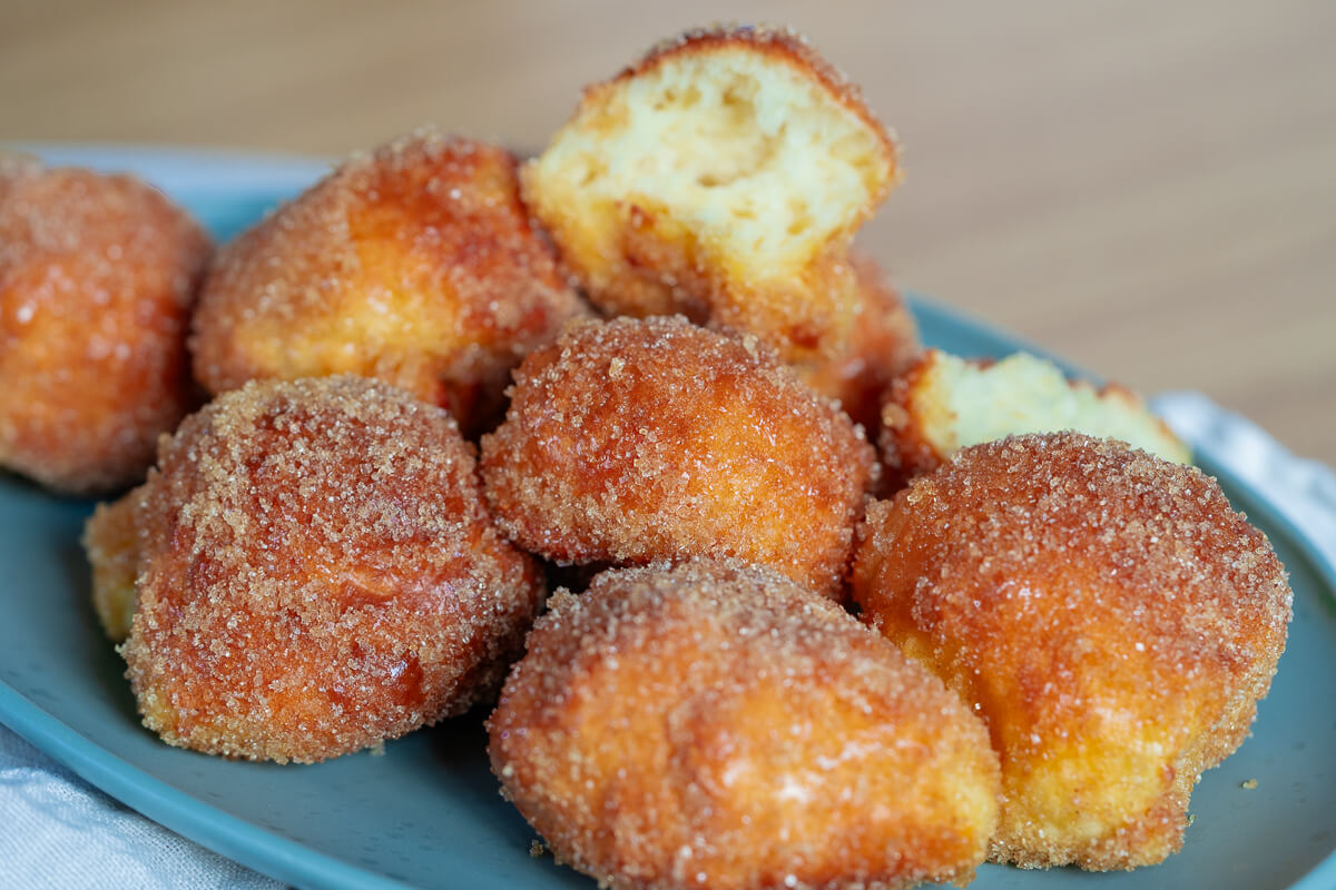 Quarkbällchen im Airfryer – fluffig & goldbraun