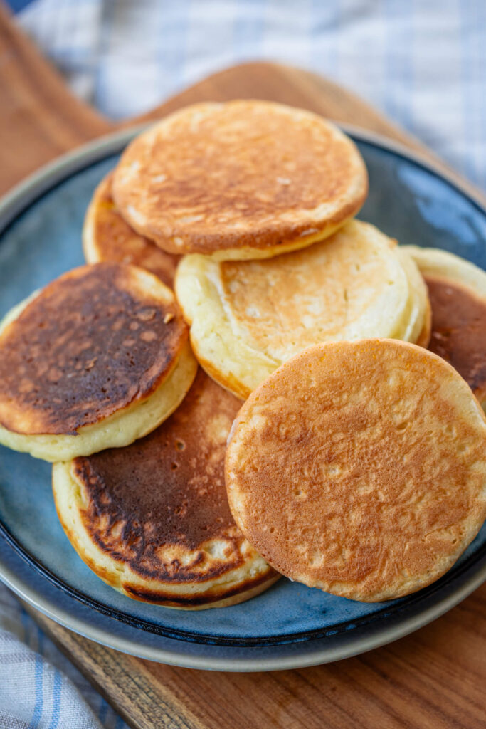 Gefüllte Pancakes mit Schokocreme