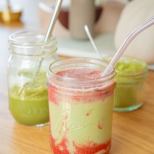 Strawberry Matcha Latte selbst gemacht