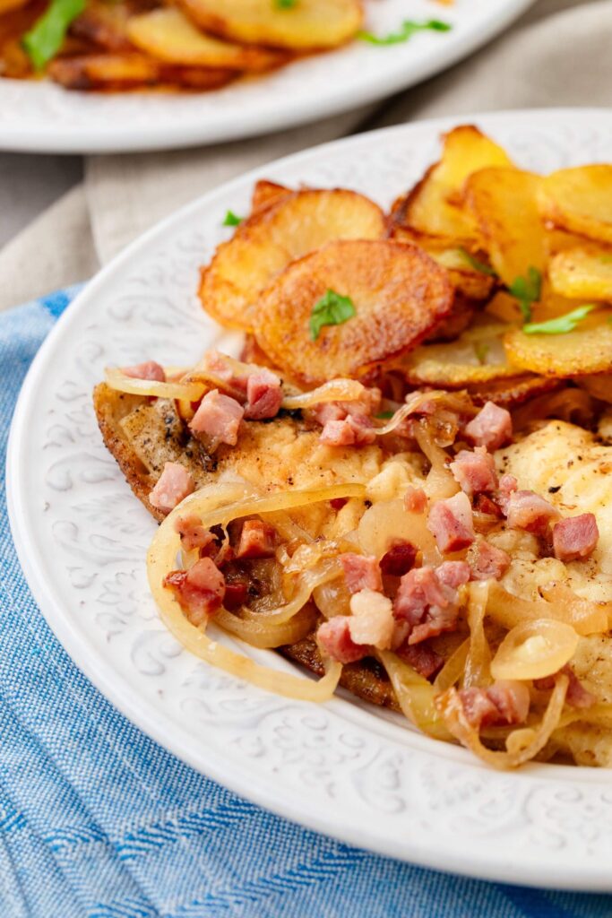 Finkenwerder Scholle mit Bratkartoffeln