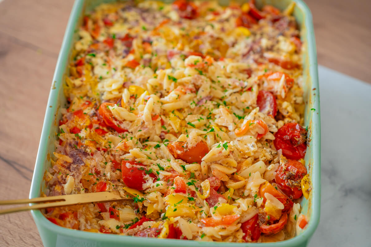 One Pot Kritharaki Auflauf