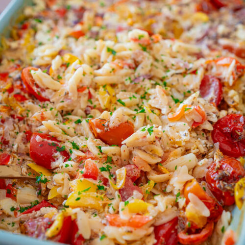 Feta Kritharaki Auflauf