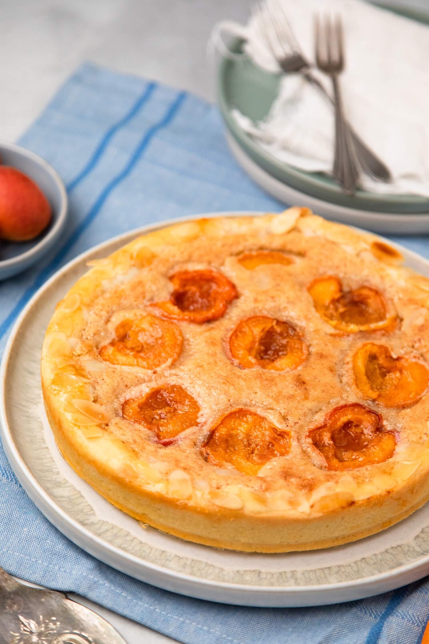 Aprikosen Tarte mit Mürbeteig & Mandelcreme
