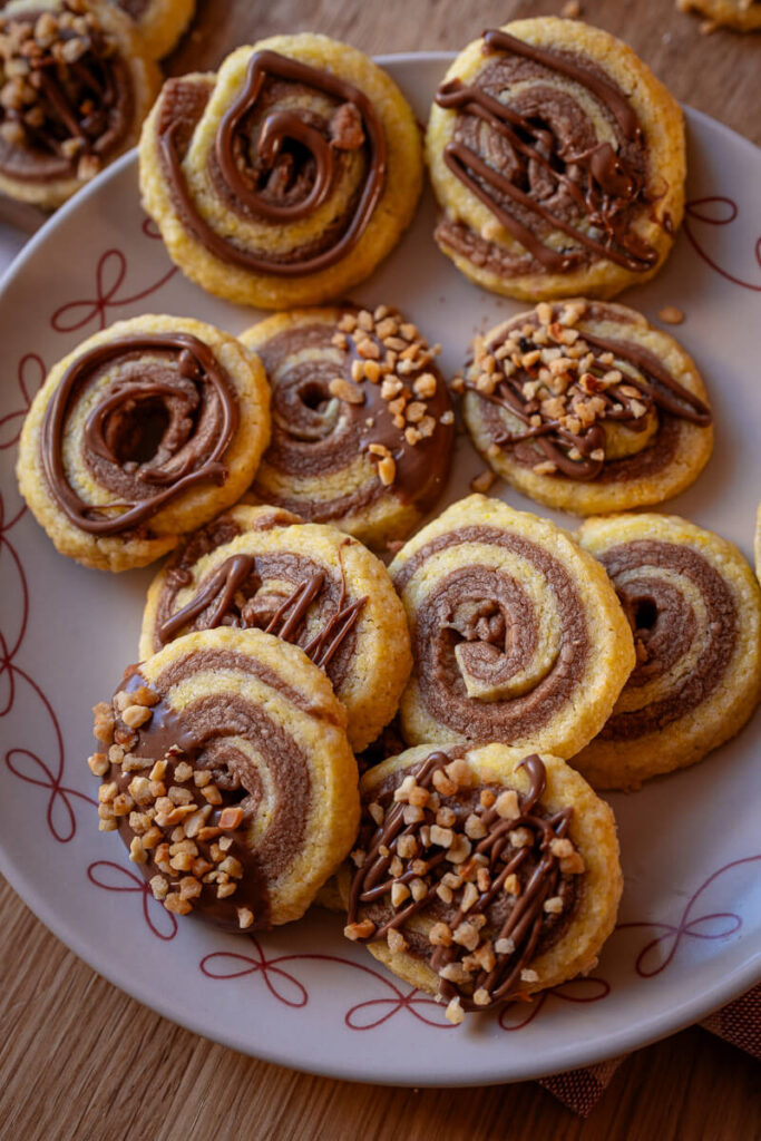 Nougatschnecken Plätzchen