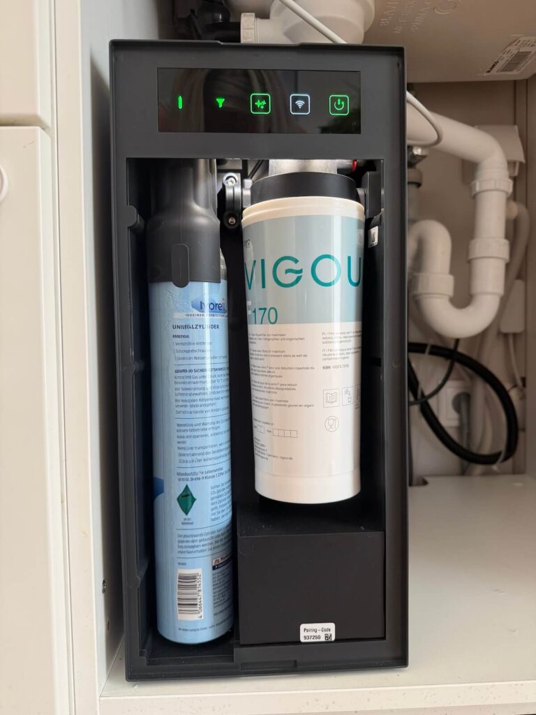 Waterchampion Installation im Schrank