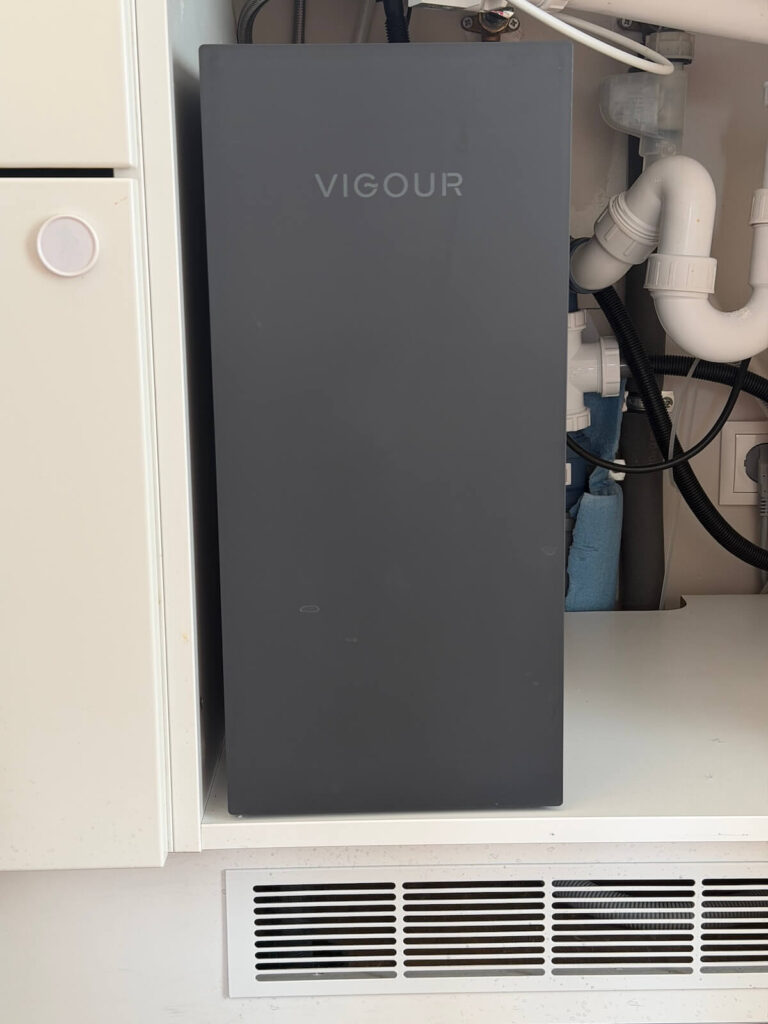 Waterchampion Installation im Schrank