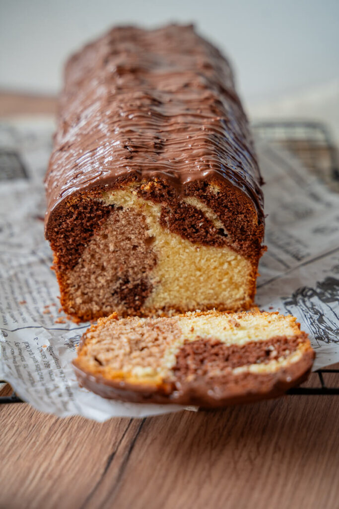 Zimt Marmorkuchen: Dreifarbiger Marmorkuchen