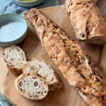 Zwiebelbaguette mit Röstzwiebeln
